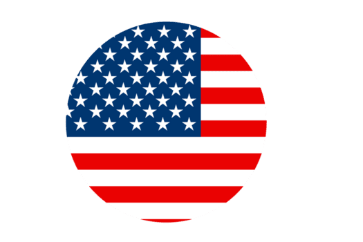 United States flag icon for English language selection
